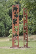 Sculpture Fingerprint VI by Georg-Friedrich Wolf 2019, Blickachsen 14, modern art, abstract art,