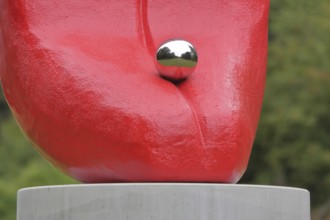 Sculpture Slip of the Tongue by Alexandra Bircken 2020, Blickachsen 14, modern art, tongue, tongue