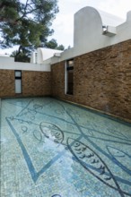 Museum, Fondation Maeght, artist Georges Braque, St. Paul de Vence, Provence Alpes Côte d'Azur,