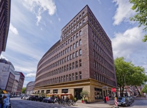 The Mohlenhof is one of the Kontorhaus office buildings that were built in Hamburg's city centre at