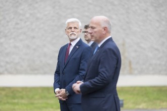 Petr Pavel (President of the Czech Republic) and Kai Wegner (Governing Mayor of Berlin) during a