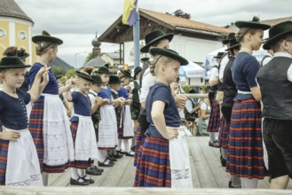 Traditional traditional costume anniversary of the Trachtenverein Schliersee Stamm 1888,