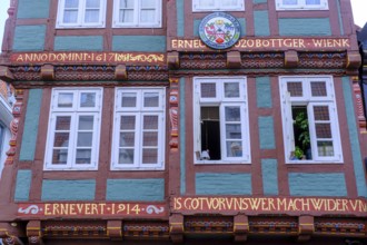 Half-timbered houses in the old town centre, Celle, Lüneburg Heath, Lower Saxony, Germany