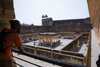 Women's Wing or Wing of the Queens in the Amber Fort or Fortress, Jaipur, Rajasthan, India