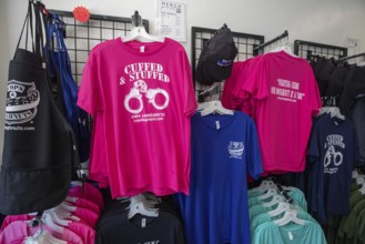 Clare, Michigan, The Cops and Doughnuts doughnut shop and bakery in a rural Michigan town. The shop