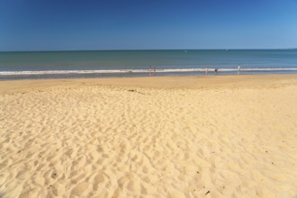 The Plage des Chardons beach in L'Aiguillon-la-Presqu'ile, France