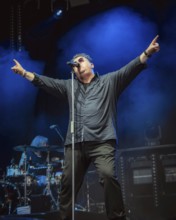 Sebastian Krumbiegel, singer of the band Die Prinzen at the Berliner Rundfunk 91.4 Open Air in the