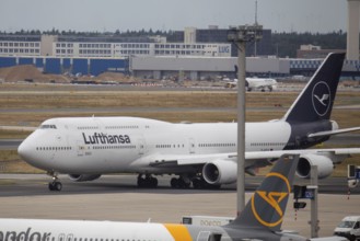 Lufthansa Boeing 747-8 at Frankfurt Airport