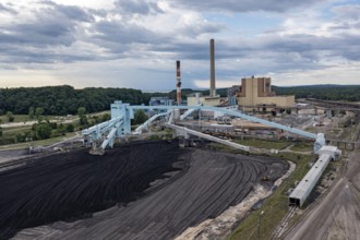 West Olive, Michigan - The J.H. Campbell coal-fired power plant. Consumers Energy had planned to