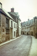 Historic buildings in Coxwell Street, Cirencester, Gloucestershire, England, UK 1960s