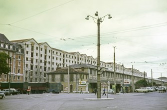 Historic buildings Les docks de la Joliette, Marseille, France, Europe, 1960s