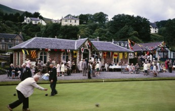 Bowling club fete, Innellan village, Argyll and Bute, Scotland, UK July 1966