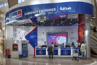 Airport Travelex Money Exchange Shop, Abu Dhabi, United Arab Emirates