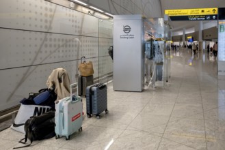 Airport hand luggage and smoking cabin, Abu Dhabi, United Arab Emirates