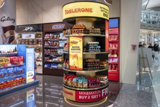 Chocolate shop Toblerone and Snickers