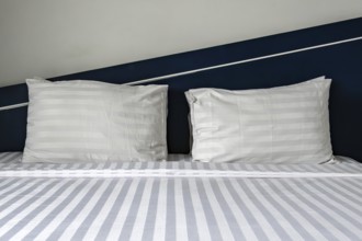 Hotel room double bed