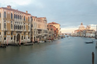 View of the Grand Canal from the Ponte dell'Accademia, Venice, Veneto, Italy