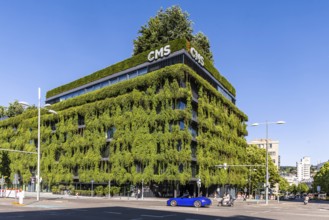 Calwer Passage, green building for a better urban climate. Around 11, 000 plants adorn the building