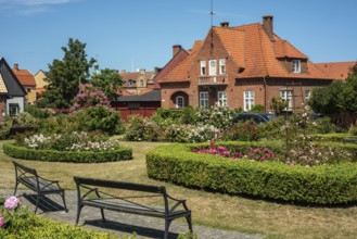 Rose Square in Simrishamn, Skåne County, Sweden, Scandinavia