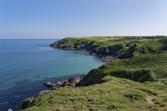 The South-West Coast Path in the south-west of England, a long-distance footpath near the southern
