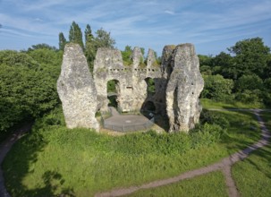 Odiham Castle, also known as King John's Castle, is a ruined castle from the 14th century.