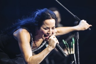 Andrea Corr, singer of The Corrs live at the Tollwood Festival in Munich on 26.06.2025