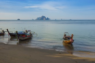 Longtail boat, Ao Nang Beach, Ao Nang, Krabi, Thailand