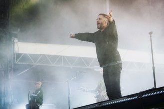 M. Shadows (Matthew Charles Sanders), singer of Avenged Sevenfold live at the Zitadelle Spandau in