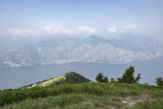 View of Lake Garda from Monte Baldo, Veneto, Italy