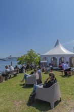 Waterkant Festival 25 in front of Kiel Week 2025 on the MGF 5 site on the Kiel Fjord, annual