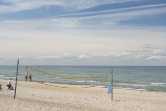 Natural sandy beach, Baltic resort Rerik, Baltic Sea, Rostock district, Mecklenburg-Western