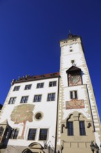 Grafeneckart, oldest part of the town hall, Würzburg, Lower Franconia, Bavaria, Germany