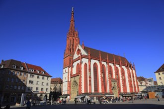 St Mary's Chapel on the Würzburg market square, Würzburg, Lower Franconia, Bavaria, Germany