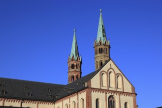 East view of St Kilian's Cathedral in Würzburg, Lower Franconia, Bavaria, Germany
