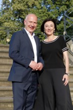 Kai Wegner and Elisabeth Sobotka (Artistic Director of the Staatsoper Unter den Linden) arriving