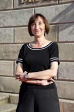 Elisabeth Sobotka (Artistic Director of the Staatsoper Unter den Linden) arriving for Charles