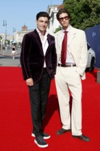 Guest and Bert Heldt (opera.bert Influencer Instagram) arriving at Charles Gounod's Roméo et