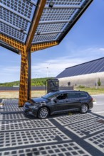 Electric charging station on the site of the former Lohberg colliery in Dinslaken, operated by