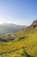 Sunrise in the Mountains at Hochalpenstraße, view from Fuscher Törl, Pinzgau, Salzburg, Austria