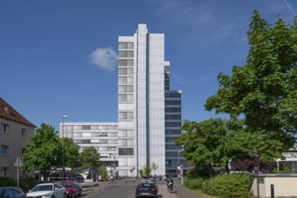 Town Hall, built 1969 to 1971, Erlangen, Middle Franconia, Bavaria, Germany