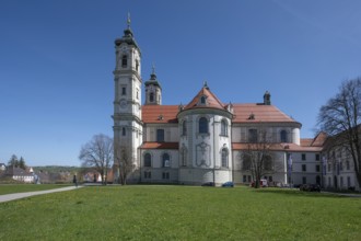 Baroque Basilica of St Alexander and St Theodor, Ottobeuren Monastery, Ottobeuren, Unterallgäu,