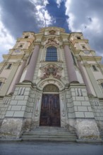 East towers of the Basilica of St Alexander and St Theodore, Ottobeuren, Unterallgäu, Bavaria,