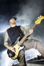 Dave Phönix Farrell, bassist of Linkin Park live on From Zero World Tour 2025 at the Olympiastadion