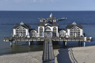 The Sellin pier on Rügen, Mecklenburg-Western Pomerania, Germany