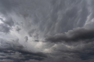 Rain clouds (Nimbostratus), Bavaria, Germany
