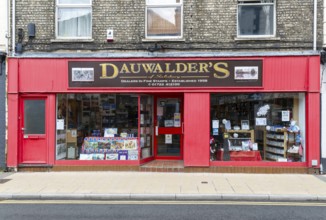 Dauwalder's shop dealers in fine stamps, Fisherton Street, Salisbury, Wiltshire, England, UK