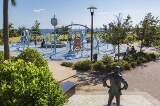 Children's playground at the Vince Whibbs Sr. Community Maritime Park (CMP) in downtown Pensacola,