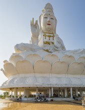 Guan Yin (Goddess of Mercy) statue at Wat Huay Pla Kang Temple in Chiang Rai province of Northern