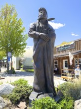 Statue of Chief Joseph or Hinmaton-Yalatkit, chief of the Wal-lam-wat-kain group of the Nez-Percé