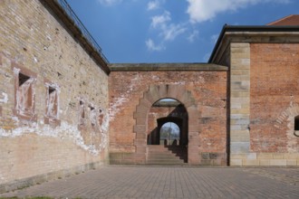 Germersheim Fortress, royal Bavarian fortress, Fronte Lamotte, Germersheim, Rhineland-Palatinate,
